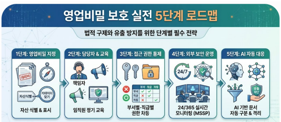 중소기업을 살리는 영업비밀 보호 ‘실전 5단계’